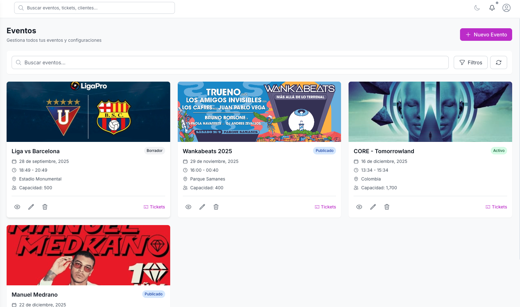 Veriticket screenshot 2