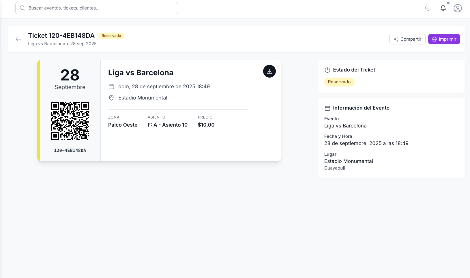 Veriticket screenshot 4